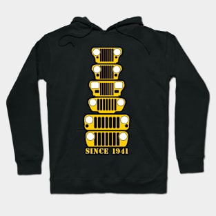 Jeep Grills Gold Logo Hoodie